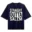 Straight Outta Salem Men/Unisex Acid Wash Oversized T-Shirt in Navy Blue Color